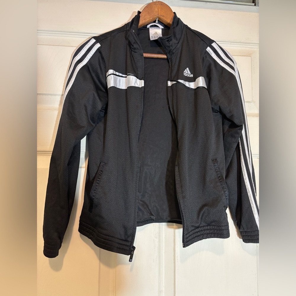 Adidas Black Jacket with Logo